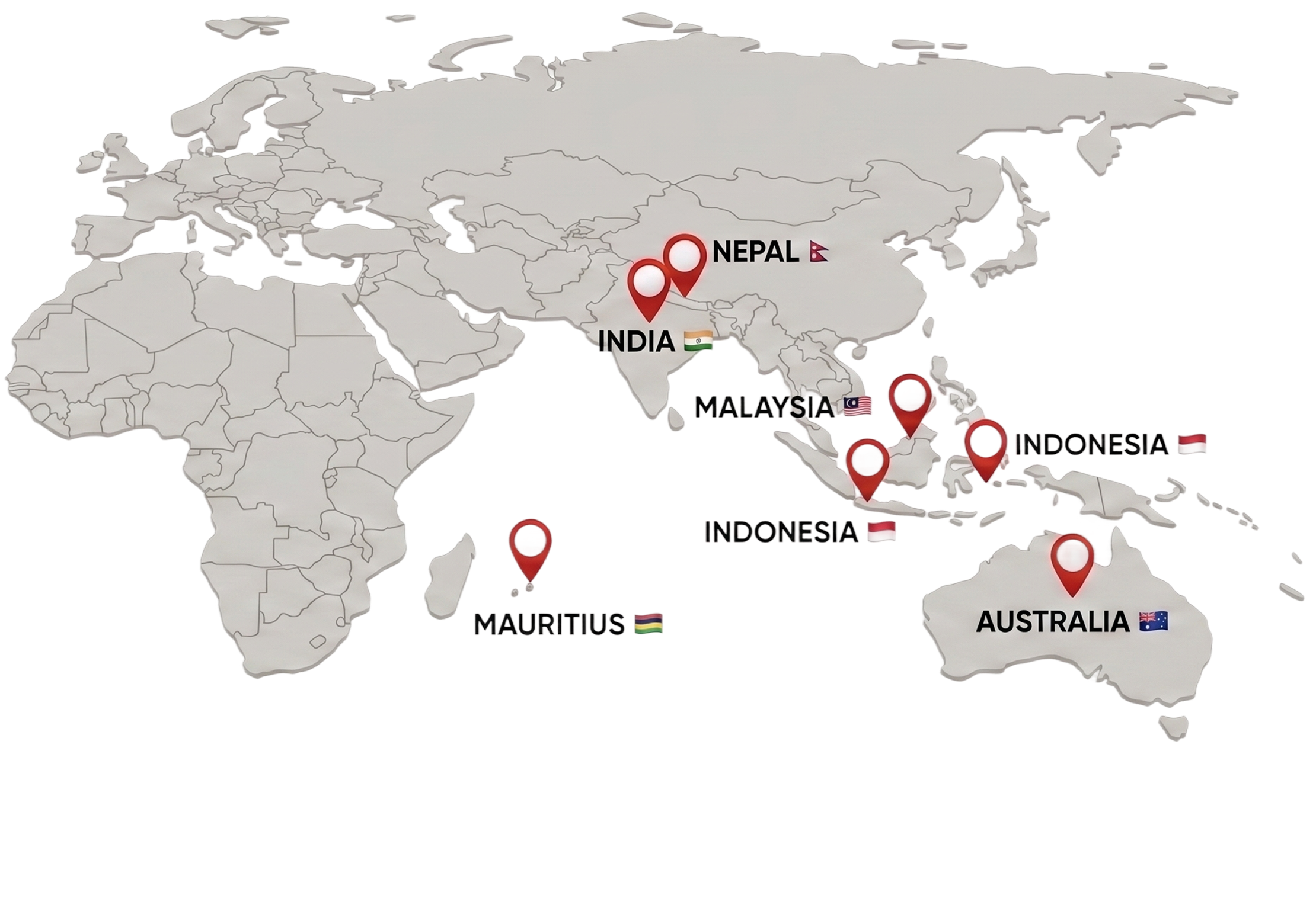 International speakers map