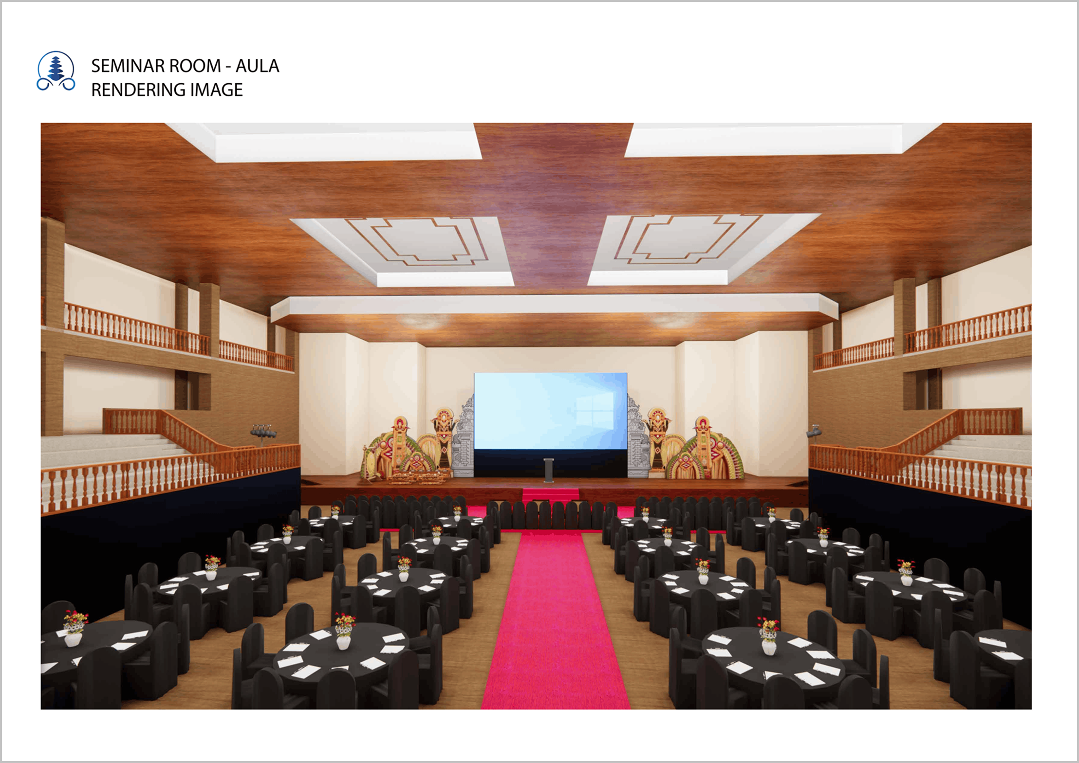 Seminar Room Aulia Rendering Image